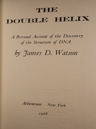 The Double Helix SIGNED