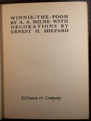 Winnie The Pooh SIGNED