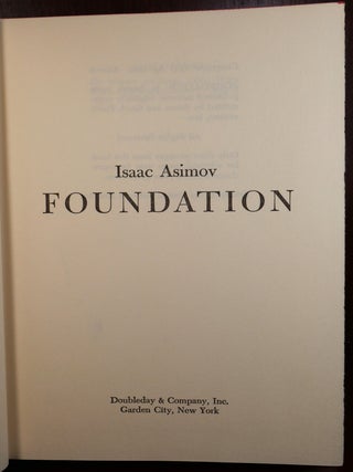 The Foundation Trilogy SIGNED