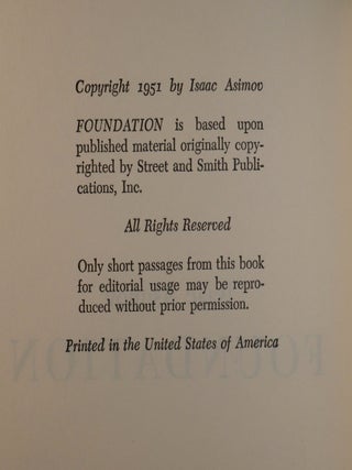 The Foundation Trilogy SIGNED