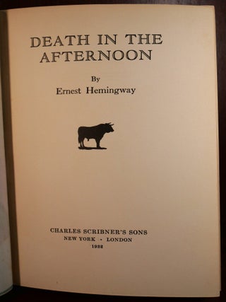 Death in the Afternoon