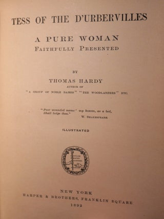 Tess of the D'Urbervilles