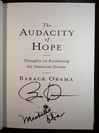 The Audacity of Hope SIGNED