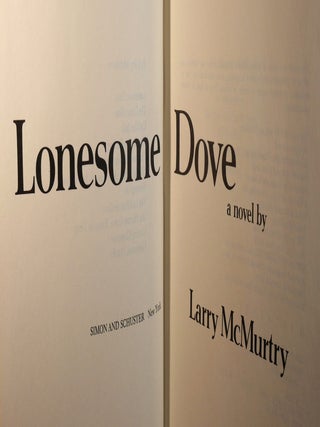Lonesome Dove SIGNED