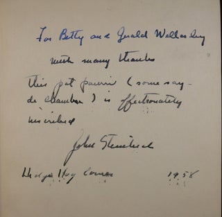The Short Novels SIGNED Of Mice and Men