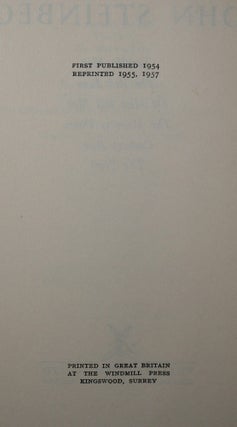 The Short Novels SIGNED Of Mice and Men