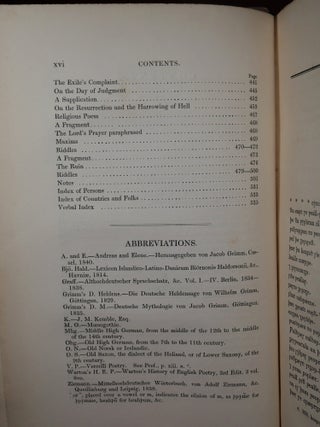Codex Exoniensis, A Collection of Anglo Saxon Poetry, First Appearance of The Exeter Book in English