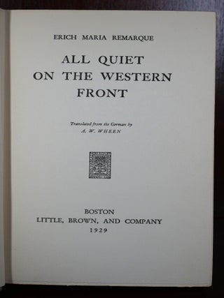 All Quiet on the Western Front