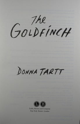 The Goldfinch SIGNED