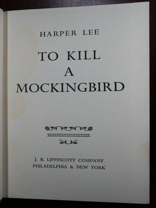 To Kill a Mockingbird