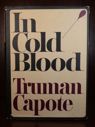 Item #7550 In Cold Blood SIGNED. Truman Capote