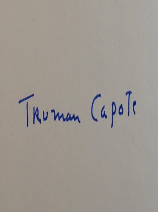 Breakfast at Tiffany's SIGNED