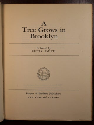 A Tree Grows in Brooklyn SIGNED