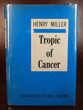 Item #7559 Tropic of Cancer SIGNED. Henry Miller